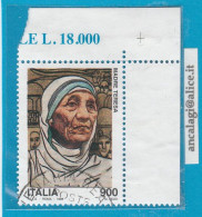 USATI ITALIA 1998 - Ref.0800A "MADRE TERESA" 1 Val.ad Angolo - - 1991-00: Usados