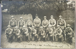 Souvenir Des COA (Commis Et Ouvriers D'Administration) Montmusard (Dijon ?) (carte-photo, 1932) Militaire - Regimientos