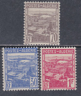 Algérie N° 163 / 65 XX Vue D'Alger : Les 3 Valeurs Sans Charnière, TB - Unused Stamps