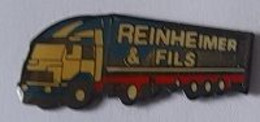 Pin' S  Camion, Transport  REINHEIMER & FILS - Transport Und Verkehr