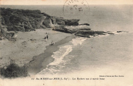 FRANCE - Ste Marie Sur Mer (L Inf) - Les Roches Vues à Marée Basse - La Plage - Animé - Carte Postale Ancienne - Pornic