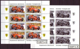 BULGARIE - 2008 - Automobile " FERARI" - PF Du 4series** + PF Souvenir - Cars