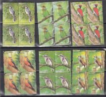 SRI LANKA, 2021,  ENDEMIC BIRDS Of Sri Lanka, Set 6 V Complete , Blocks Of 4,  MNH, (**) - Sri Lanka (Ceylon) (1948-...)