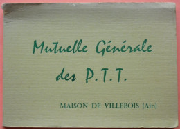 CARNET 10 CARTES MUTUELLE GENERALE DES PTT - MAISON DE VILLEBOIS - 01 -12 SCANS-17 - Non Classés