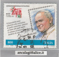 USATI ITALIA 1998 - Ref.0803 "ESPOSIZIONE MONDIALE DI FILATELIA, Italia 98" 1 Val. - - 1991-00: Gebraucht