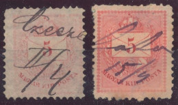 1881. Colour Number Krajcar 5kr Stamps - ...-1867 Voorfilatelie