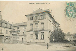 91 CORBEIL - MAIRIE ET SQUARE - Corbeil Essonnes