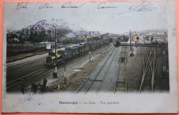 CARTE COLORISEE MONTARGIS - 45 - LA GARE - VUE GENERALE - SCAN RECTO/VERSO - 5 - Montargis