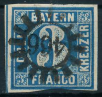 BAYERN MÜHLRADSTEMPEL AUF Nr 2II GMR 466 ZENTR- X6E7F92 - Used