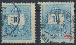 1881. Colour Number Krajcar 10kr Stamps - ...-1867 Préphilatélie