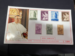 18-4-2024 (2 Z 25 A) Pope John Paul I (+ Religious Stamp - Christianisme