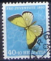 Schweiz Suisse Pro Juventute 1950: "Solitaire" Zu WI 137 Mi 554 Yv 506 Mit Eck-Stempel Von YVERDON (Zu CHF 18.00) - Used Stamps