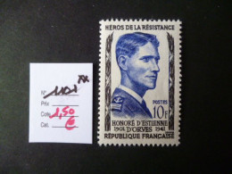 Timbre France Neuf ** 1957 N° 1101 Cote 1,50 € - Nuovi
