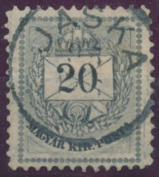 1881. Colour Number Krajcar 20kr Stamp, JASKA - ...-1867 Prefilatelia