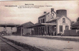 51 - Marne -  FERE CHAMPENOISE - Interieur De La Gare Apres Le Bombardement Le 7 Septembre - Guerre 1914 - Fère-Champenoise