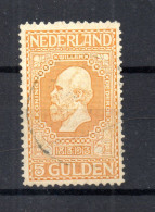 Netherlands 1913 Old Def Stamp King William III/Willem III (Michel 91) Used - Gebraucht