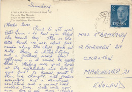 Postcard Genealogy Joan Battersby Chorlton Manchester PU 1959 My Ref B26478 - Genealogie