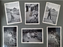 Album Photo De Famille Region Alsace , Vosges Du Nord , Plus Petite Archive De Cartes Photo Militaire - Alben & Sammlungen