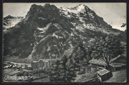 AK Grindelwald, Ortsansicht Aus Der Vogelschau  - Grindelwald