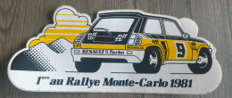 Autocollant - Sticker  Renault 5 Turbo 1er Rallye De Monte-Carlo 1981 - Ragnotti En ETAT NEUF - Voitures