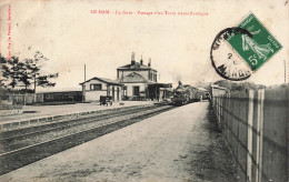 FRANCE - Le Ham - La Gare - Passage D'un Train Transatlantique - Carte Postale Ancienne - Sonstige & Ohne Zuordnung