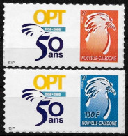 Nouvelle Calédonie 2008 - Yvert Et Tellier Nr. 1051/1052 - Michel Nr. 1455/1456 ** - Unused Stamps