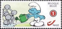 DUOSTAMP/MYSTAMP** - Schtroumpfs/De Smurfen/The Smurfs - Les Schtroumpfs & Le Village Perdu - Autocollant - Gd/Groote 1 - Comics