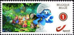 DUOSTAMP/MYSTAMP** - Schtroumpfs/De Smurfen/The Smurfs - Les Schtroumpfs & Le Village Perdu - Autocollant - Gd/Groote 1 - Mint