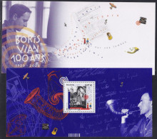 France Bloc Souvenir N°165 - Boris Vian - Neuf ** Sans Charnière - TB - Souvenir Blocks & Sheetlets