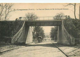 91 LONGJUMEAU - LE PONT DU CHEMIN DE FER DE GRANDE CEINTURE - Longjumeau