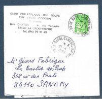 Bande De Revue Affranchie 3,50 Marianne De Luquet Tàd 83 Le Rayol-Canadel 19.1.1999 - Tariffe Postali