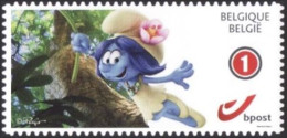 DUOSTAMP/MYSTAMP** - Schtroumpfs/De Smurfen/The Smurfs - Les Schtroumpfs & Le Village Perdu - Autocollant - Gd/Groote 1 - Comics