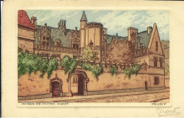 Paris, Musée Du Cluny, Illustration, Rückseite Unbedruckt Leer, Nicht Gelaufen - Other Monuments