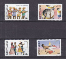 St. Lucie - Yvert 844 / 7 ** - Folklore - Musique - Violon - Valeur 8,00 Euros - - St.Lucia (1979-...)