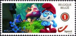 DUOSTAMP/MYSTAMP** - Schtroumpfs/De Smurfen/The Smurfs - Les Schtroumpfs & Le Village Perdu - Autocollant - Gd/Groote 1 - Bandes Dessinées