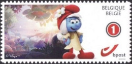 DUOSTAMP/MYSTAMP** - Schtroumpfs/De Smurfen/The Smurfs - Les Schtroumpfs & Le Village Perdu - Autocollant - Gd/Groote 1 - Postfris