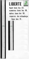 Rares Chutes De Roulette Liberté Gandon 1,80 Vert (N° Yvert 86) - Rollen