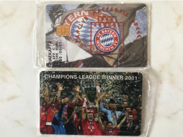 CARD    EXIBITION    FOOTBALL  FC BAYERN MUNCHEN   MINT IN SEALED  1000  EX WINNER 2001 - Sport