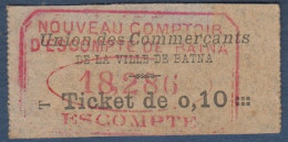 Algérie - BATNA - Union Des Commerçants - Ticket De 0,10 - Buoni & Necessità