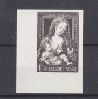 Belgique - COB 1556 - NON Dentelé - Tirage 16 Timbres Coin De Feuille Inférieur Gauche - - 1961-1980