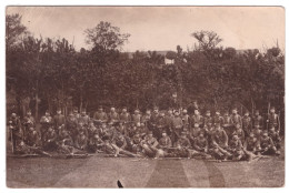 GROUPE DE SOLDATS DU CAMP D AVOR  (carte Photo) - Regiments