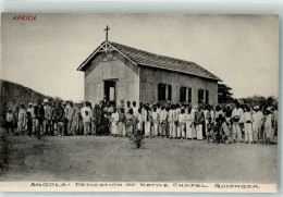 13946704 - Dedication Of Native Chapel Quiongoa Kirche Volkstypen Afrika - Angola