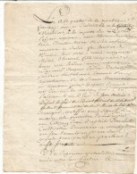 N°1904 ANCIENNE LETTRE DE DUSEUEL ( A Dechiffrer ) DATE L'AN 4 - Documentos Históricos