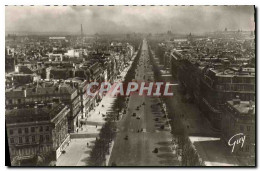 CPM Paris L Avenue Des Champs Elysees Vu De L Arc De Triomphe De L Etoile - Champs-Elysées