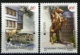 MACEDONIA 2012 EUROPA Stamps - Visit Macedonia MNH - Nordmazedonien