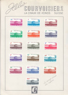 République Du Congo - COB 551 / 66 - GF - 48 Essais Du Couleurs - Avec Anotations  - Unique - Palais Des Nations - - Unused Stamps