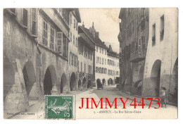 CPA - ANNECY - La Rue Sainte-Claire ( Bien Animée ) N° 5 - Phot.-Edit. Pittier Annecy - Annecy