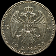 LaZooRo: Yugoslavia 10 Dinara 1931 XF / UNC - Silver - Yugoslavia