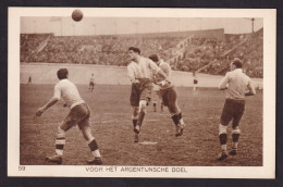 DDGG 017  -- Carte-Vue Officielle Des JEUX OLYMPIQUES AMSTERDAM 1928 - FOOTBALL Argentina - Neuve - Verano 1928: Amsterdam