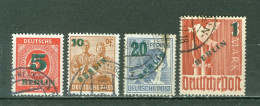 Berlin  Yvert 47/50  Ob  TB  Le 50 Est Signé Schlegel   - Used Stamps
